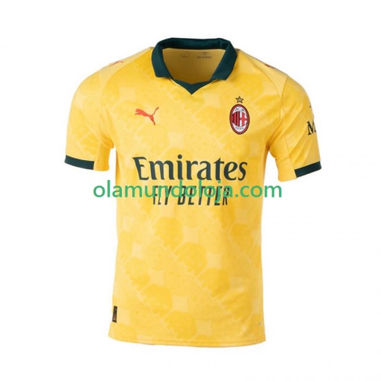 Camisola AC Milan Homem Equipamento Terceiro 2025-2026 Manga Curta